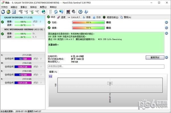 Hard Disk Sentinel v5.73.4 中文綠色版 更新版