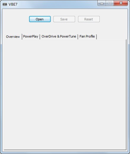 VBE7顯卡BIOS刷寫工具 v0.0.7b 官方版