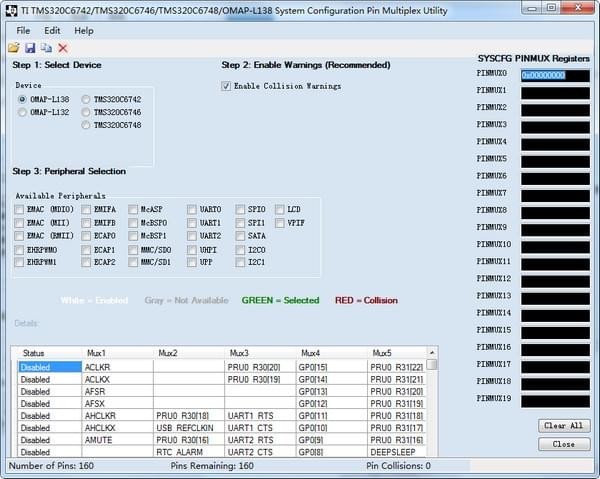 TI Pin Multiplex Utility v2.0 官方版