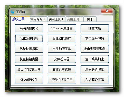 電腦優(yōu)化工具箱 2.3 綠色版