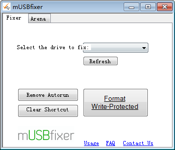 mUSBfixer v1.2 漢化綠色版