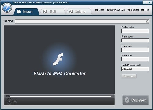Flash轉(zhuǎn)MP4工具(SWF轉(zhuǎn)MP4)