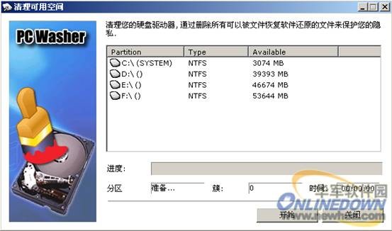 注冊表清理工具(PCWasher)