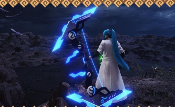 怪物獵人世界冰原源計(jì)劃艾希同款弓箭外觀(guān)MOD