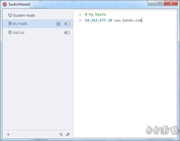 Switch Hosts v0.1.6.1757 免費綠色版