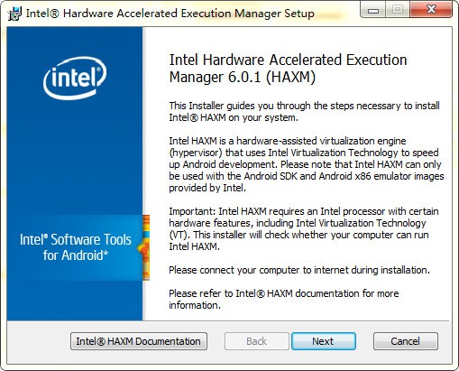 英特爾硬件加速管理器 HAXM v6.0.1 官方版