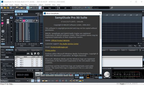 Magix Samplitude v10.4 中文破解版本