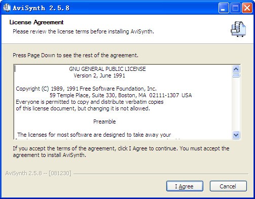 AviSynth v2.6.8 免費(fèi)版 (影視后期處理)