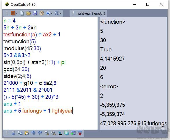 OpalCalc 1.86 破解版本