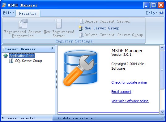 MSDE Manager v5.13 便攜版