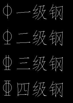 Tssdeng.shx 鋼筋符號(hào)字體