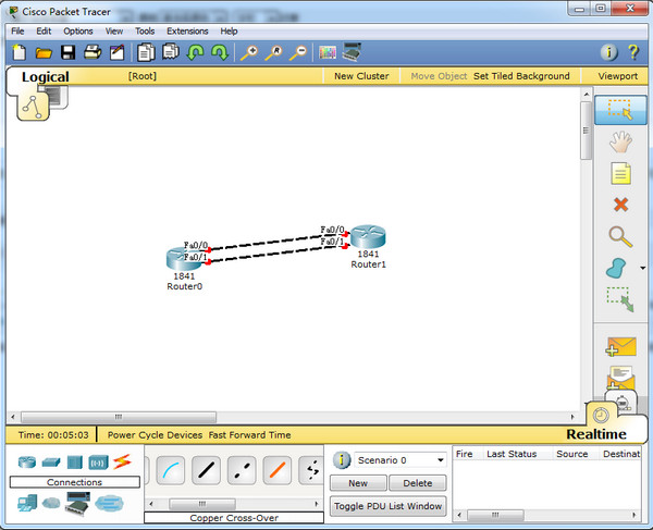 Cisco Packet Tracer 截圖