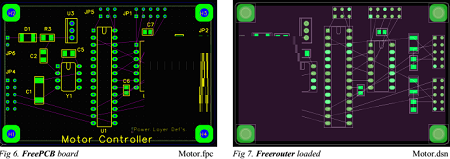 PCB版圖設(shè)計工具(FreePCB)截圖