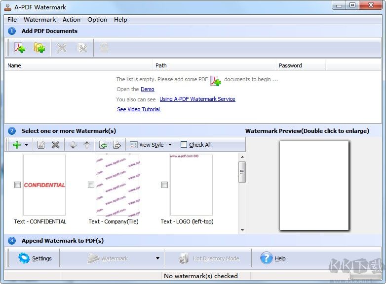 PDF水印批量工具 v4.7.8 免費綠色版