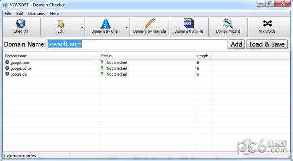域名檢測工具(Domain Checker) v6.9 免費(fèi)版