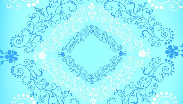 歐式花紋矢量圖