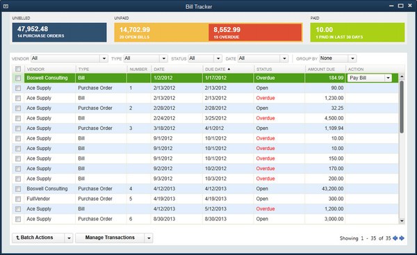 Quickbooks 綠色版