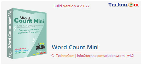 字?jǐn)?shù)統(tǒng)計(jì)軟件 Word Count Mini v4.2.1.24 免費(fèi)綠色版