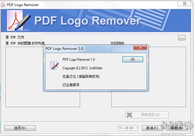 PDF水印去除工具