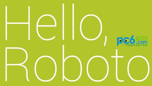 Roboto字體