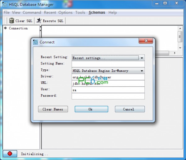 HSQLDB Database Manager