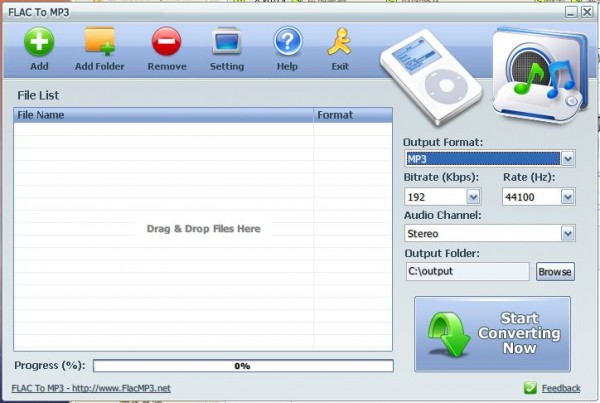 FLAC轉(zhuǎn)MP3轉(zhuǎn)換工具 v3.5.1破解版