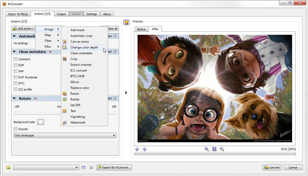 XnConvert綠色漢化版 v1.85.1