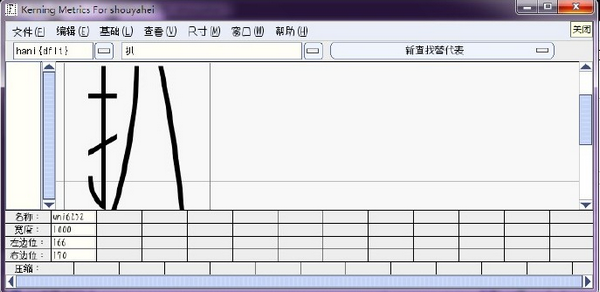 FontForge字體編輯制作軟件