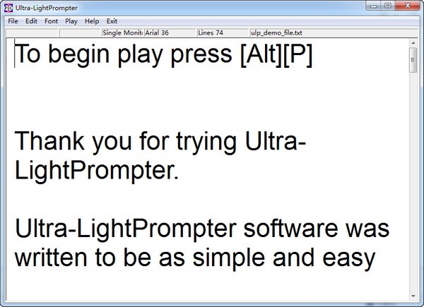 Ultra-LightPrompter v1.3.6 Green Edition