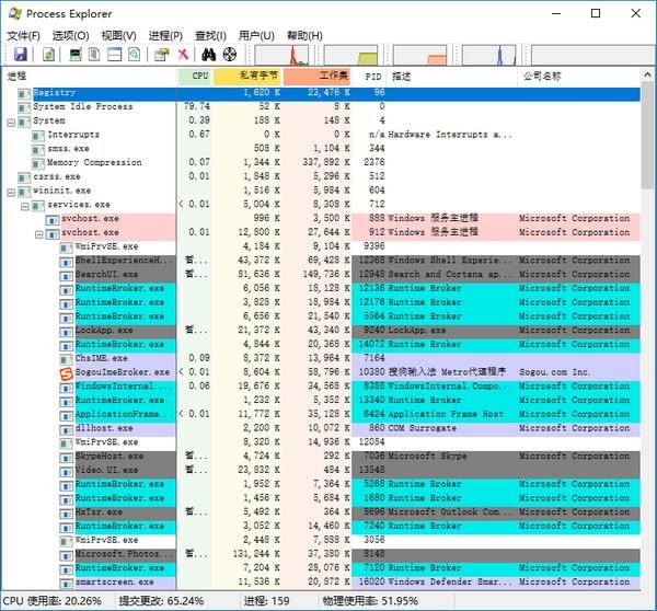 PROCESS EXPLORER v16.6增強(qiáng)管理器