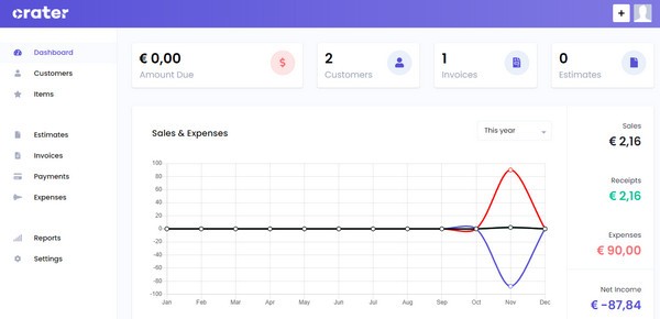Crater開源發(fā)票軟件 v4.0.3 官方版免費(fèi)發(fā)布