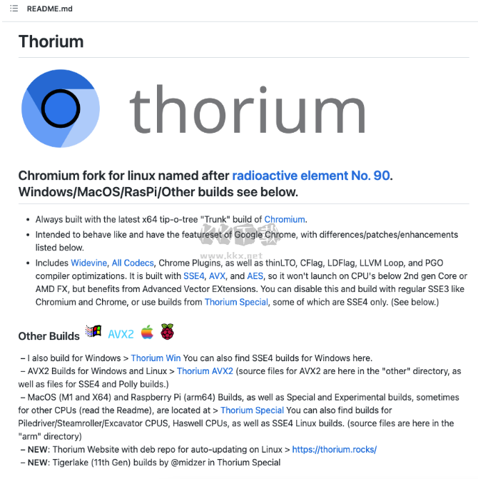 Thorium瀏覽器官網(wǎng)版