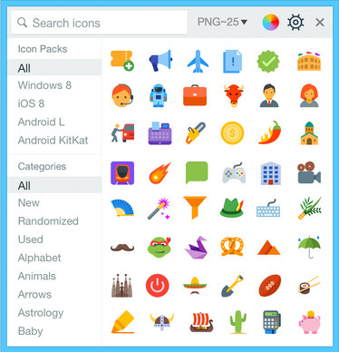 Icons8圖標素材合集 v3.5綠色版