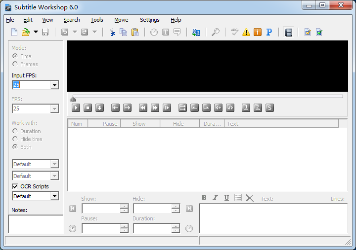 Subtitle Workshop 6.0.3.0 中文破解版