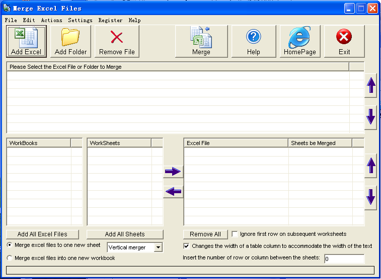 Merge Excel Files v15.0 漢化版