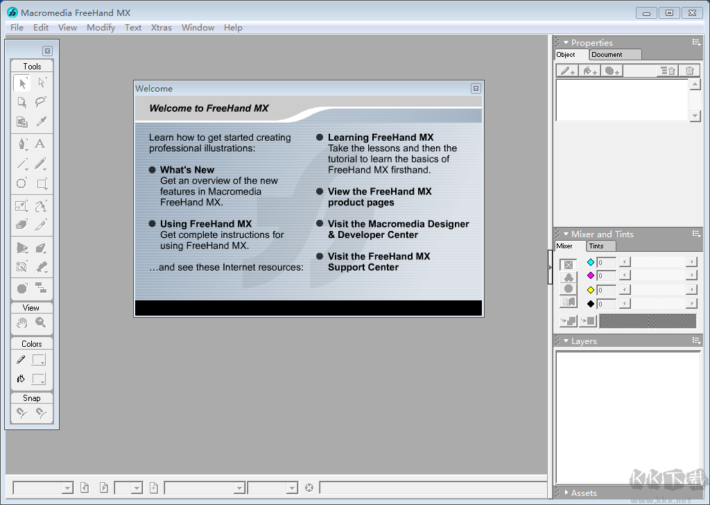FreeHand v11.3.6 破解漢化版