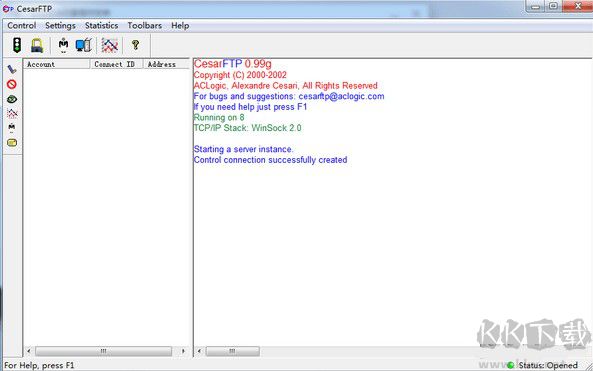 CesarFTP v0.99g版
