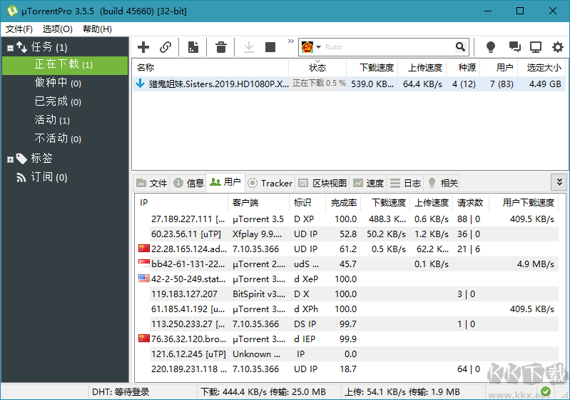 uTorrent Pro綠色增強(qiáng)版 v3.5