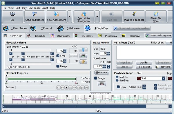 SynthFont音頻編輯軟件