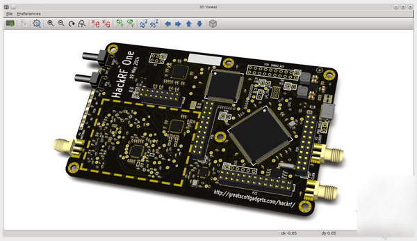 KiCad 3D瀏覽器