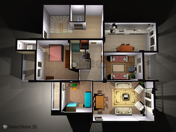 Sweet Home 3D模型庫(家裝設(shè)計軟件)