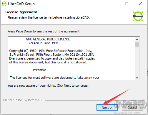 LibreCAD 2.2.0.1