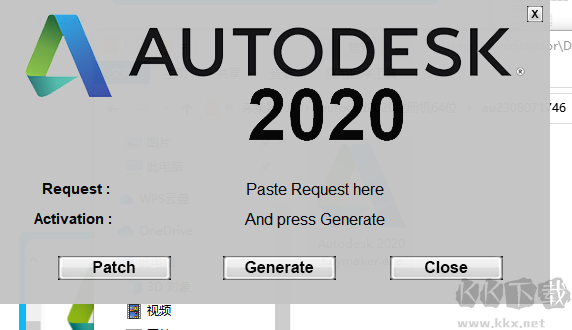 AutoCAD 2020 64位注冊(cè)機(jī)