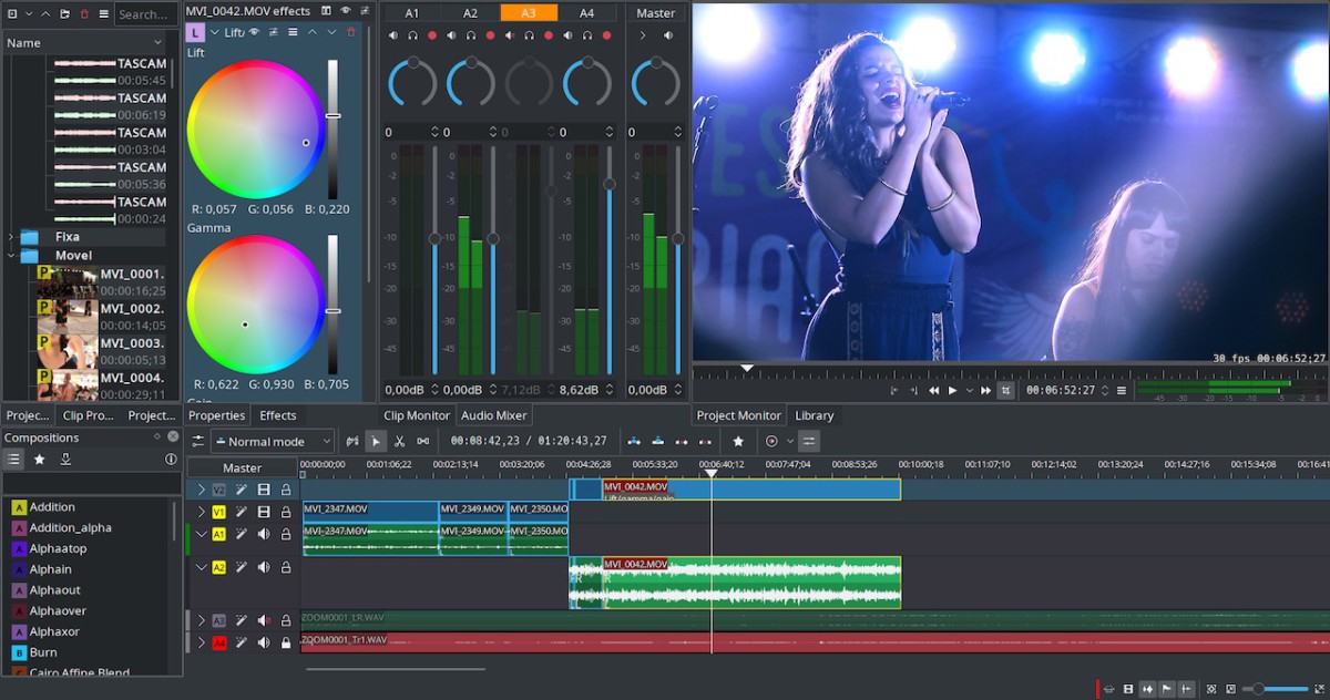 Kdenlive v23.08.2 漢化版