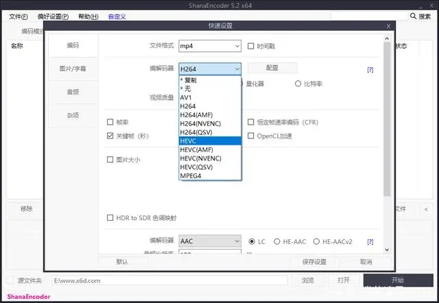 ShanaEncoder v6.0.1 中文綠色版