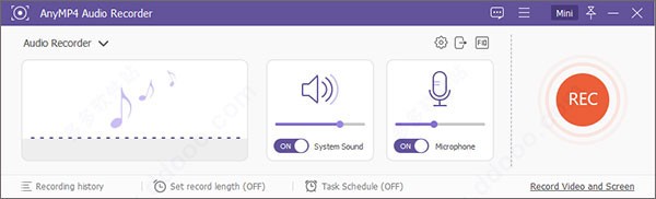 AnyMP4 Audio Recorder v1.0.8 綠色免費(fèi)版