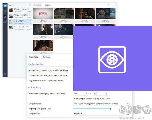 Video Snapshots Genius視頻批量截圖軟件