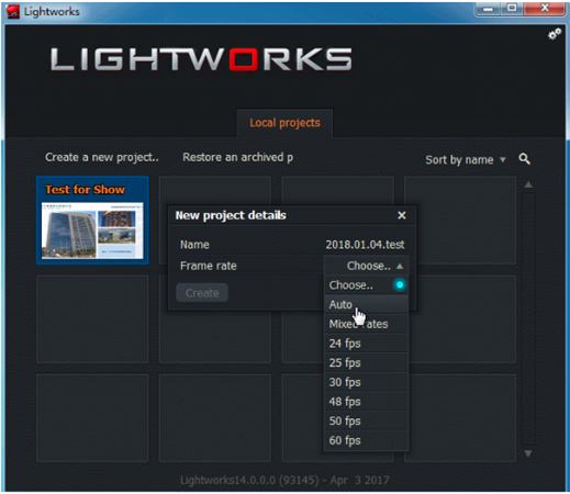 Lightworks視頻編輯軟件