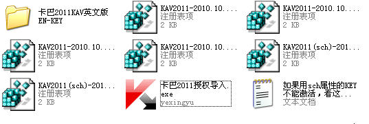 全面的卡巴斯基激活碼