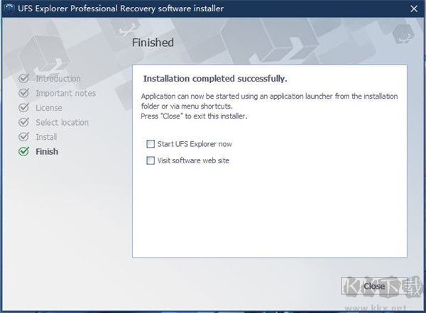 UFS Explorer Professional Recovery 安裝步驟4